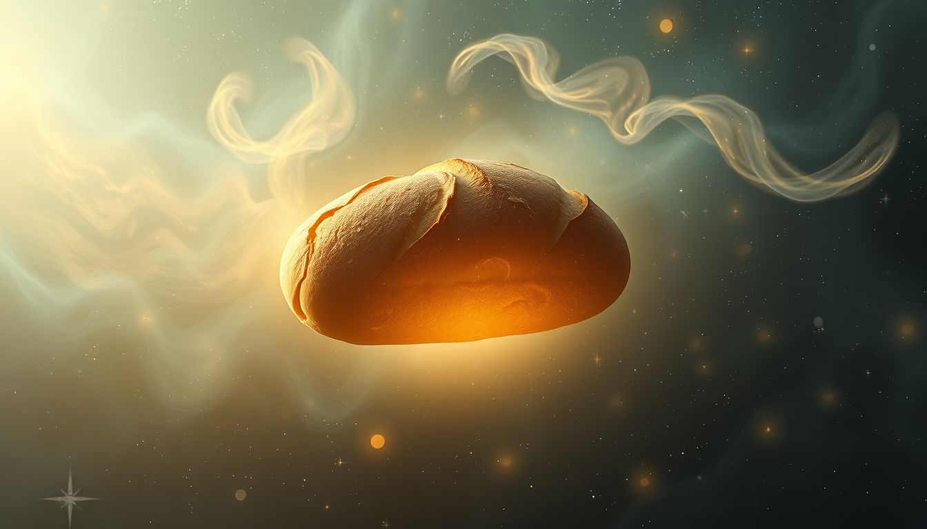 Allein Osterbrot essen symbolisiert Selbstgenügsamkeit und innere Einsamkeit.