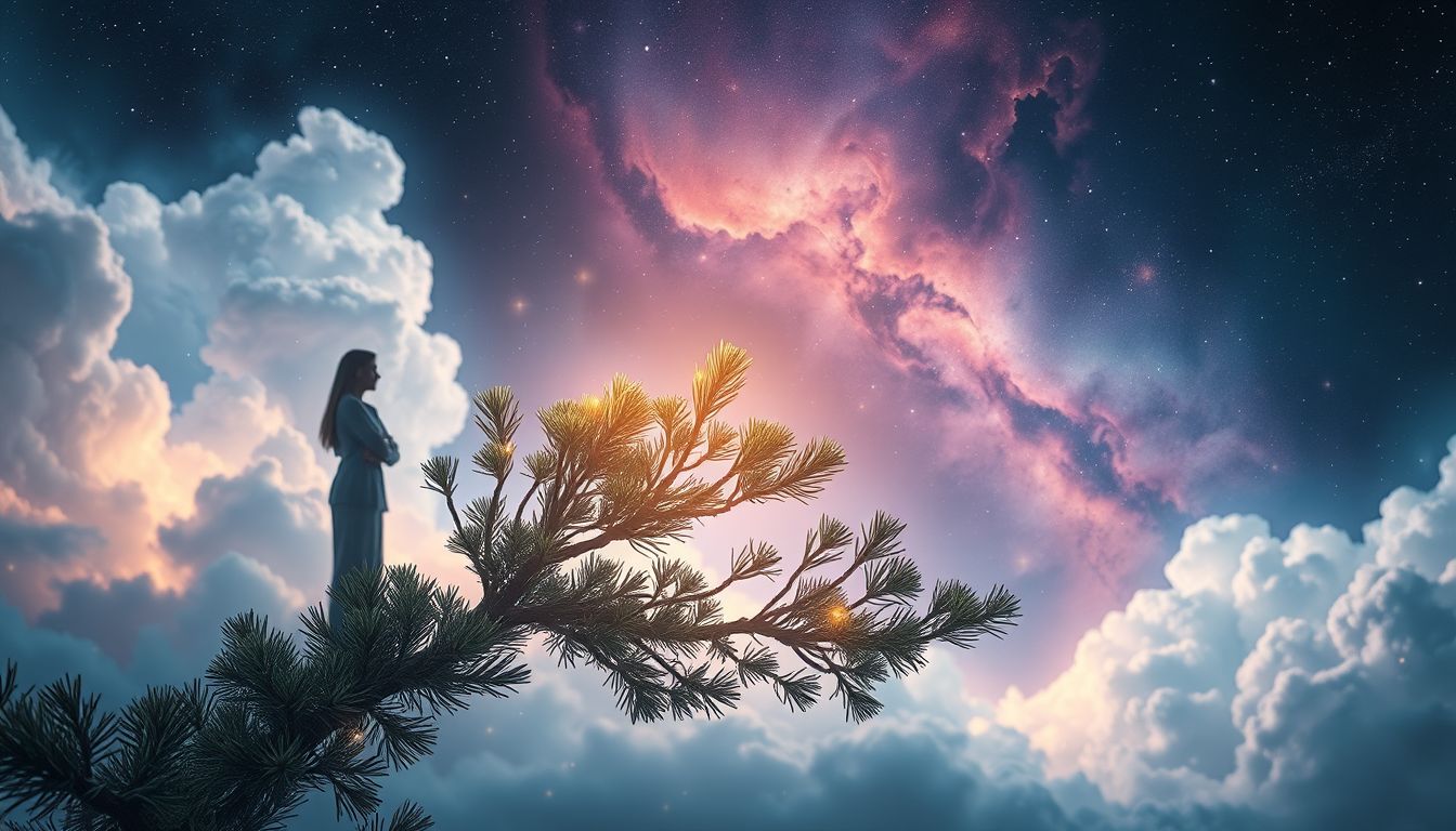 Das Sammeln von 14 Nadelbaumzweigen symbolisiert Schutz und Wünsche.