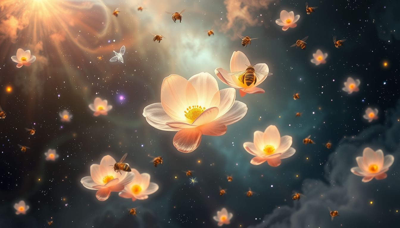 Pomeranzenblüten im Traum symbolisieren befruchtende Geschäftigkeit und Wachstum.