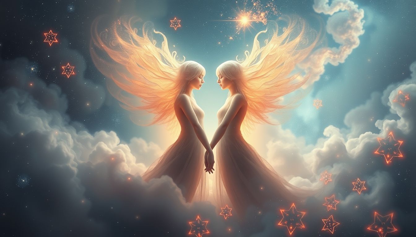 Der 14. Traum reflektiert unbekannte innere Zwillinge und Persönlichkeiten.