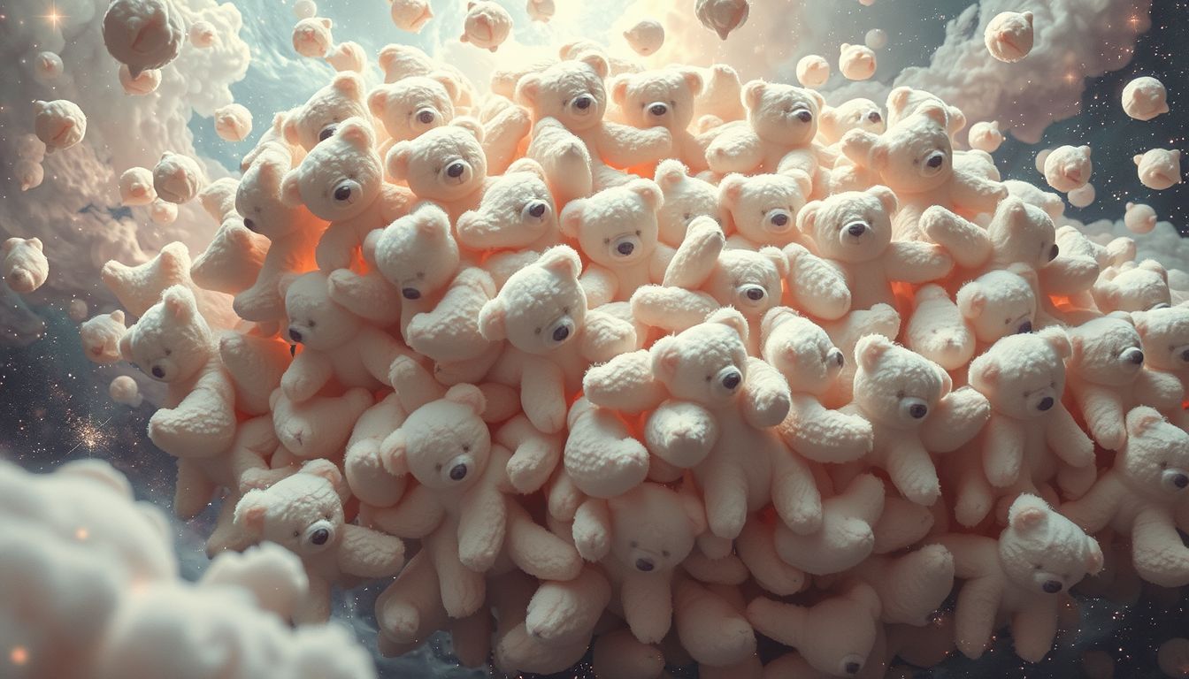 Zu viele Teddybären symbolisieren emotionale Überforderung und Sehnsucht nach Klarheit.