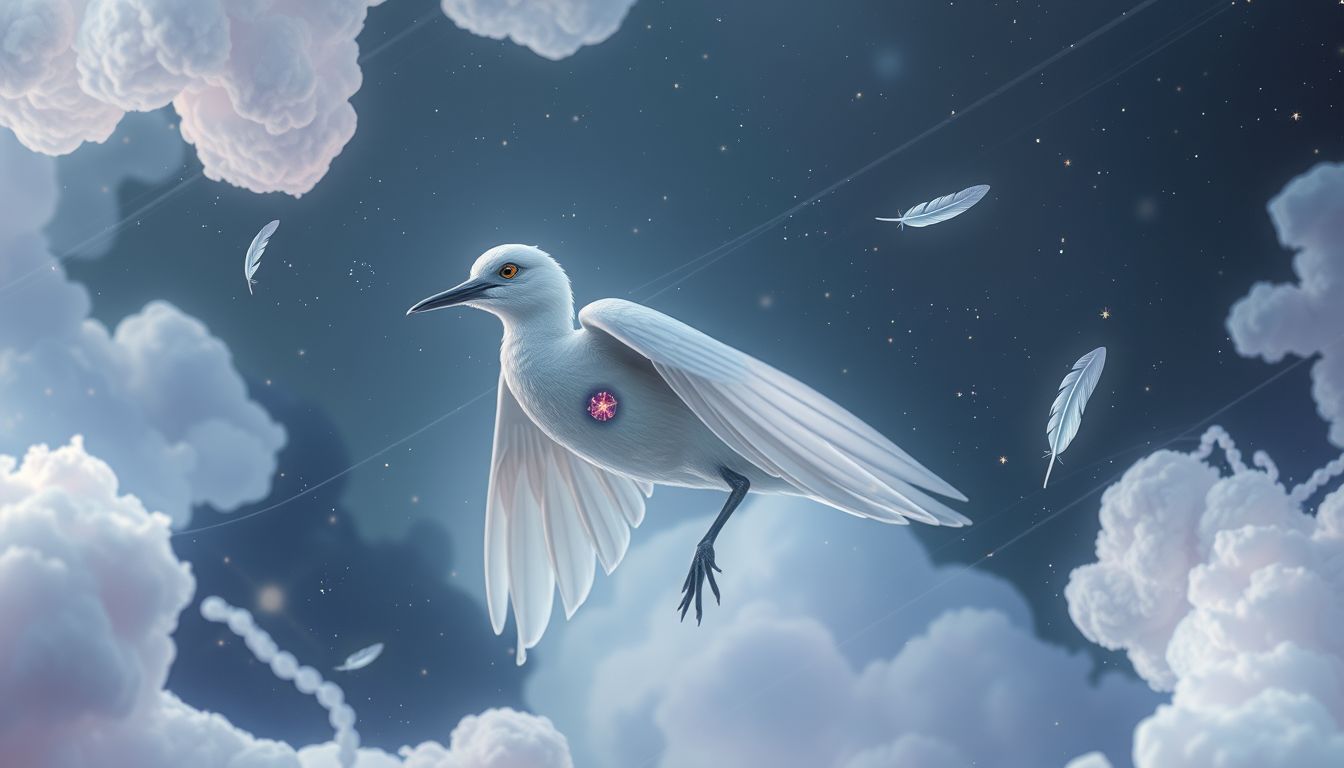 Ein verletzter Wasservogel im Traum symbolisiert emotionale Verletzlichkeit.