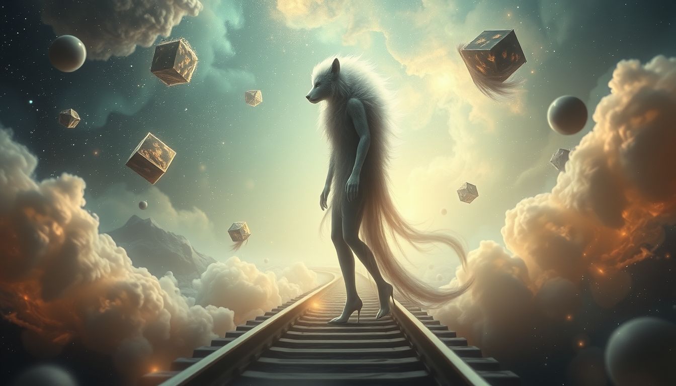 Im 16. Traum symbolisiert Tierverwandlung Bahndruck und Freiheitssuche.