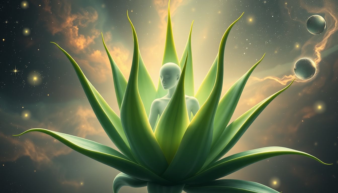 Träumen von Aloe Vera symbolisiert Schutz und heilende Geborgenheit.