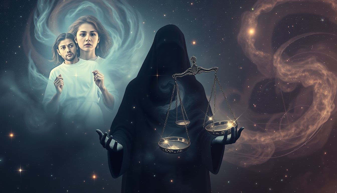 Der Pate als Richter symbolisiert innere Schuld und Furcht vor Strafe.