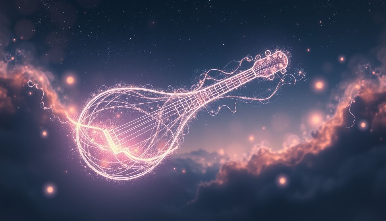 Das Träumen von einer Laute symbolisiert innere Harmonie und Kreativität.