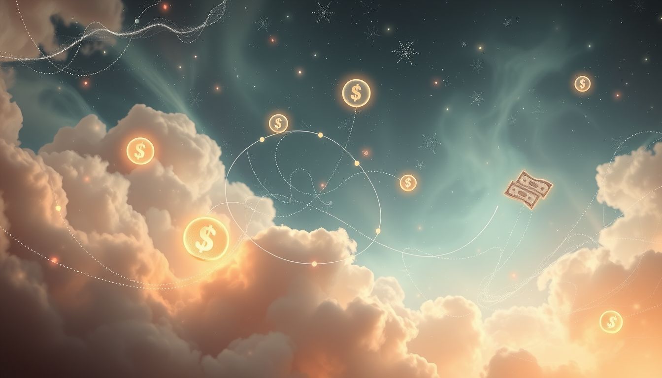 Träume über Finanzen symbolisieren oft Sorgen um materielle Sicherheit.