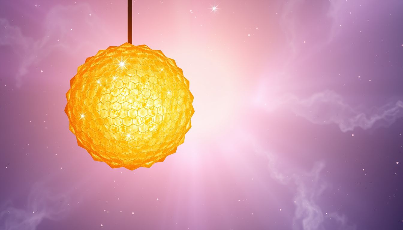 Traum von Wabe mit Pollen symbolisiert Fülle und kreative Energie.