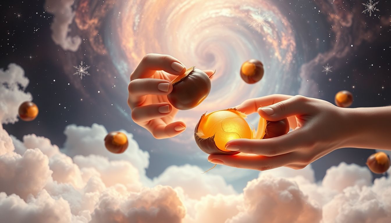 Das Schälen von Maronen symbolisiert das Enthüllen verborgener Wahrheiten im Traum.