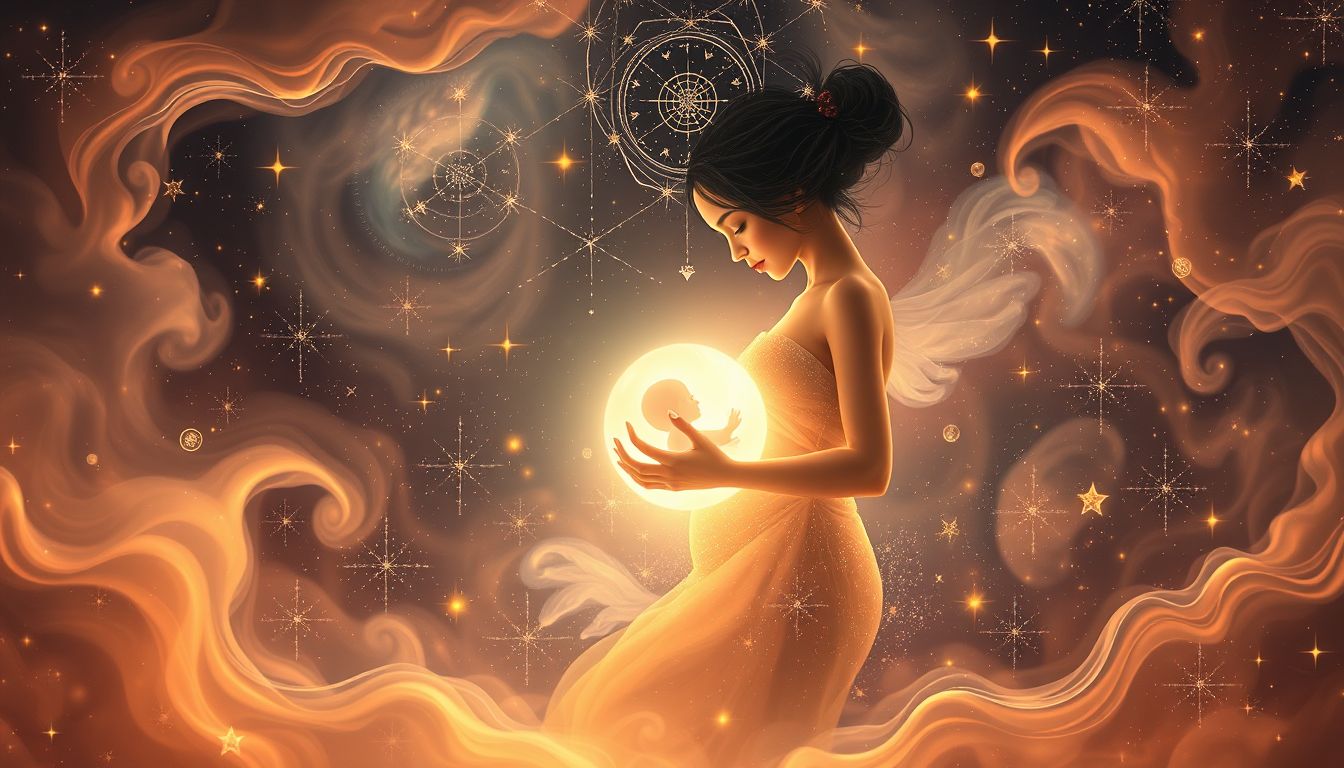 Das Tragen eines Kindes symbolisiert oft neue Verantwortung und Hoffnung.