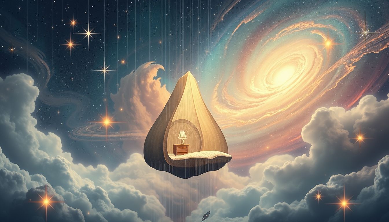 Im sicheren Haus Wolkenbruch beobachten symbolisiert Schutz vor inneren Ängsten.