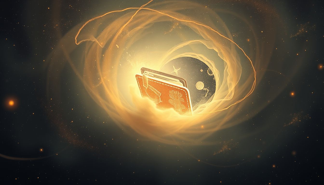 Der Traum vom Geldbeutelverlust symbolisiert oft Angst vor Kontrollverlust.