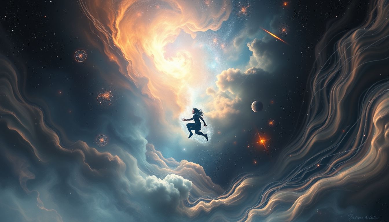 Schauer beim Fallen symbolisieren Angst vor Kontrollverlust und Versagen.