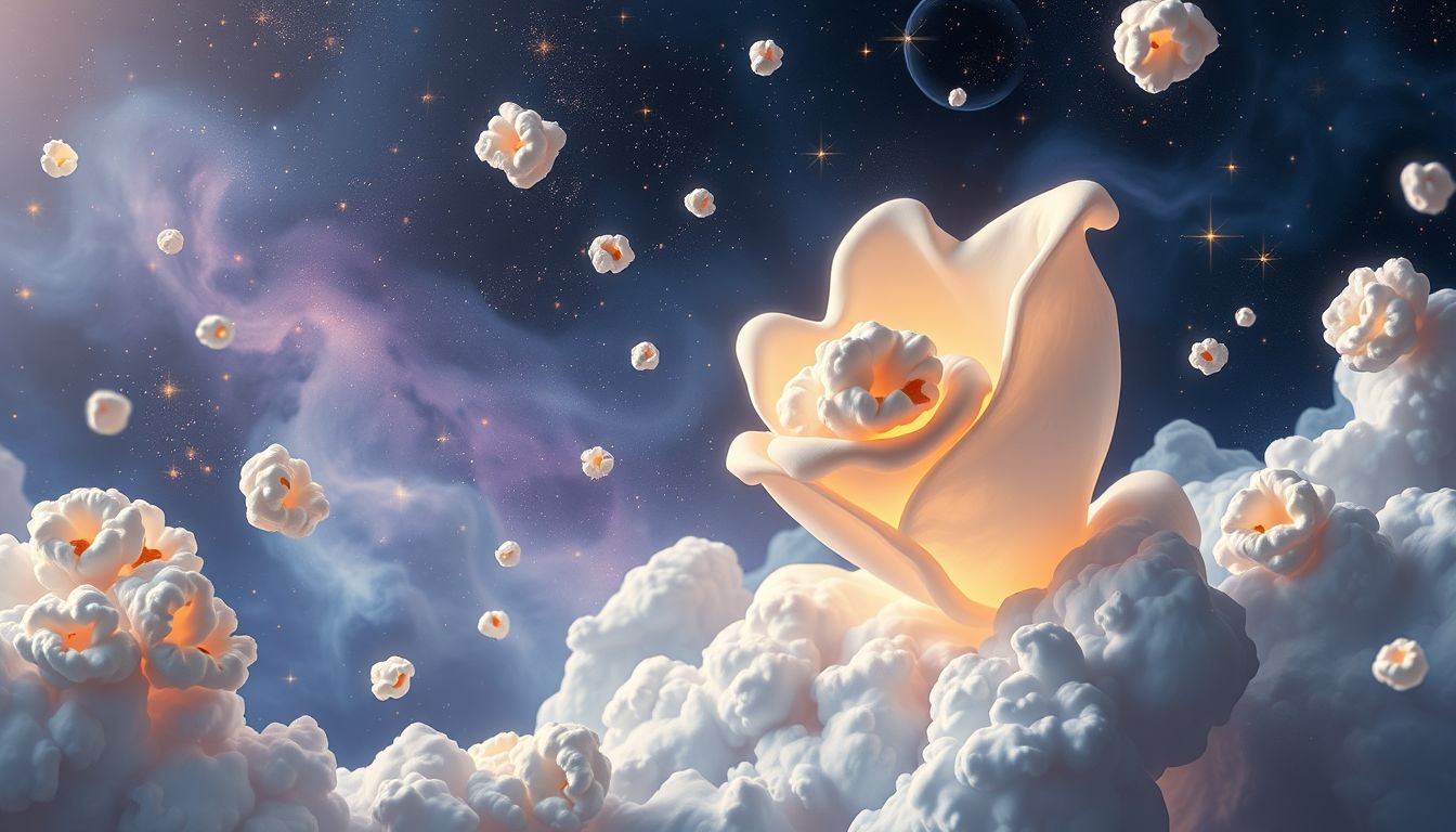 Träumen von Popcorn symbolisiert oft Transformation und persönliche Entwicklung.