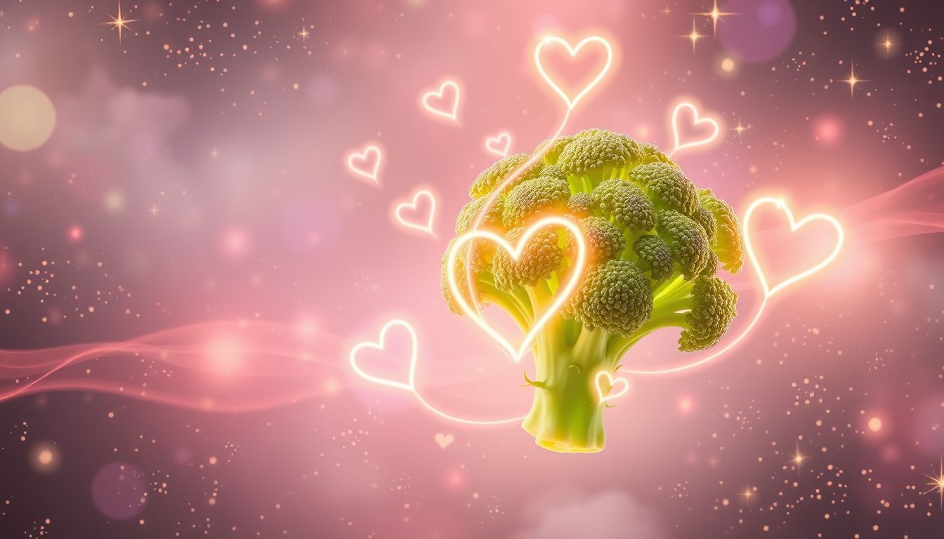 Ein brokkoli-umsorgter Traum symbolisiert tiefe Liebe und Geborgenheit.