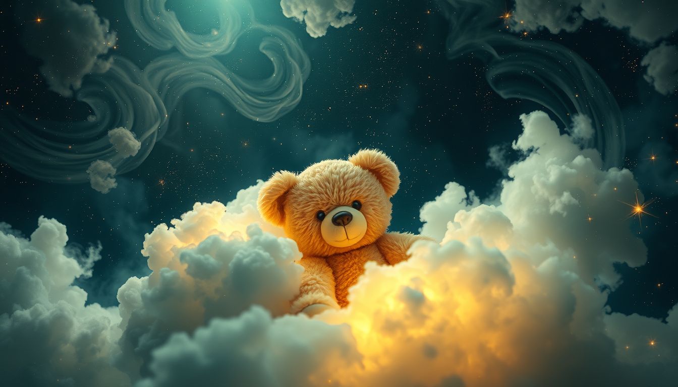 Ein versteckter Teddybär symbolisiert unerfüllte Sehnsüchte und Geheimnisse.