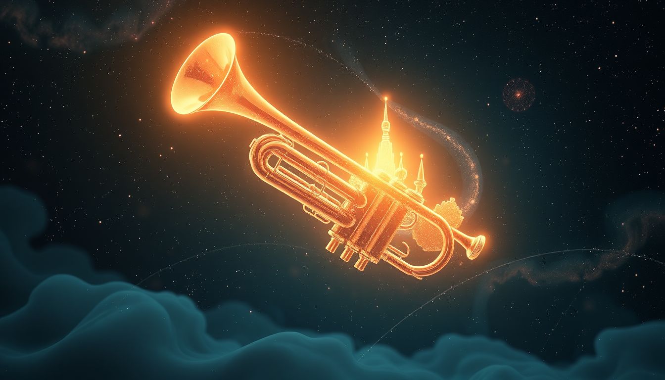 Die Fanfare erinnert oft an historische Schlachtfelder oder Burgen.