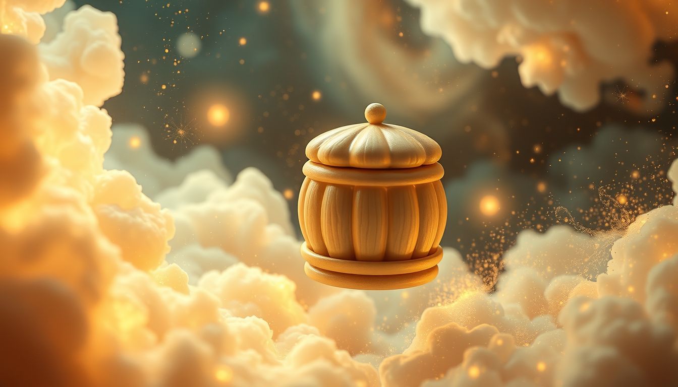 Ein kleines Butterfass symbolisiert im Traum oft angenehme Bescheidenheit.