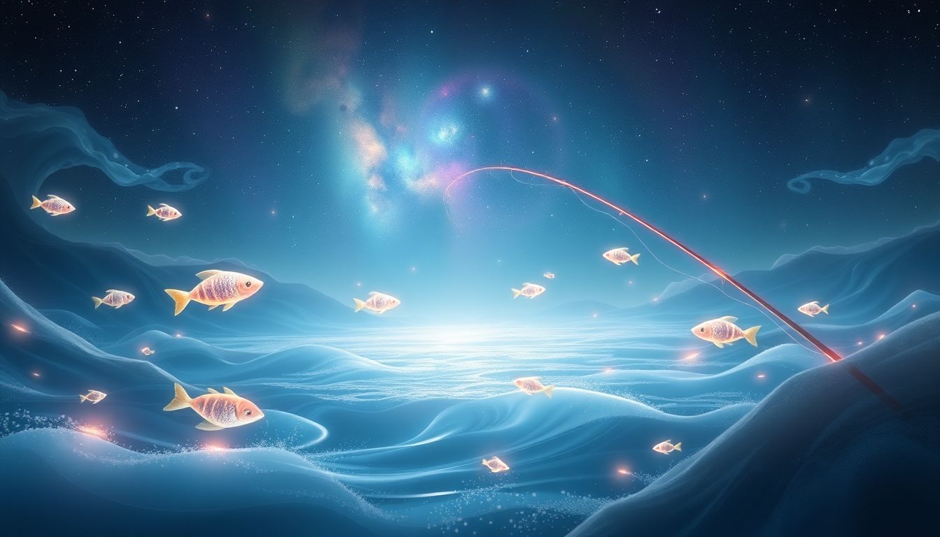 Das Fischen im Fjord symbolisiert innere Ruhe und Geduld.