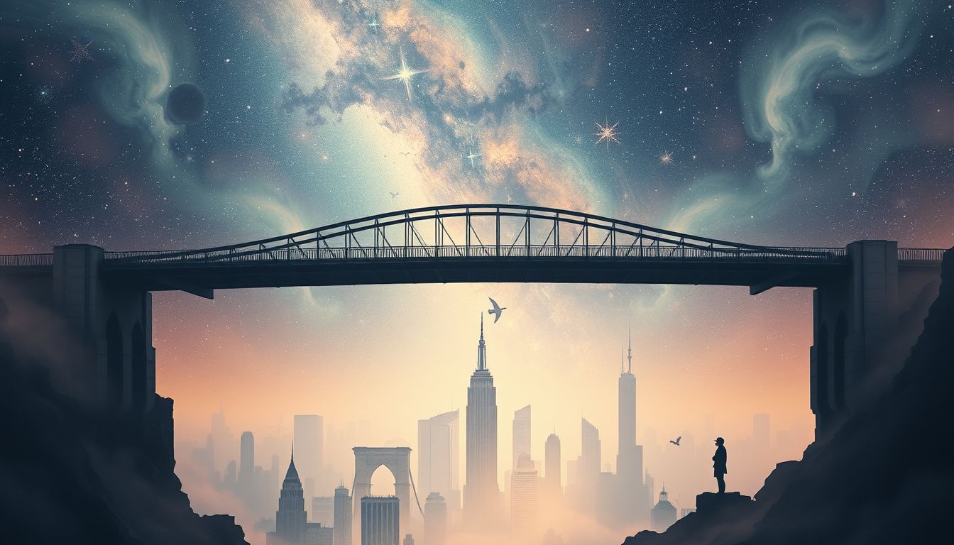 Träume von Brücken in der Stadt symbolisieren spannende Lebensübergänge.