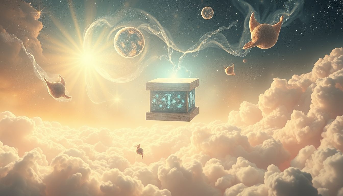 Ein fliegender Starkasten symbolisiert unerwartete Freiheit und kreative Inspiration.