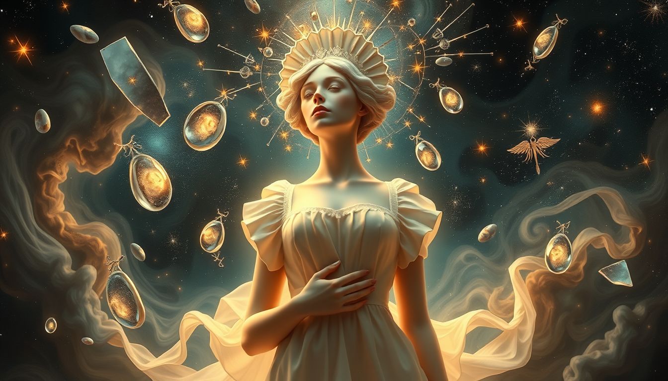 Selbstkritische Hausmädchen symbolisieren innere Konflikte und hohe Ansprüche.