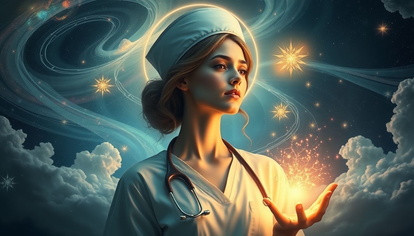 Eine Krankenschwester im Traum symbolisiert oft innere Heilungskraft.