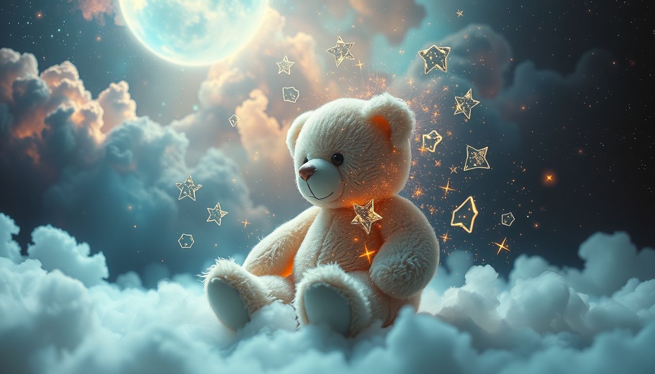 Ein verschwundener Teddybär symbolisiert innere Unsicherheit und Identitätskrisen.