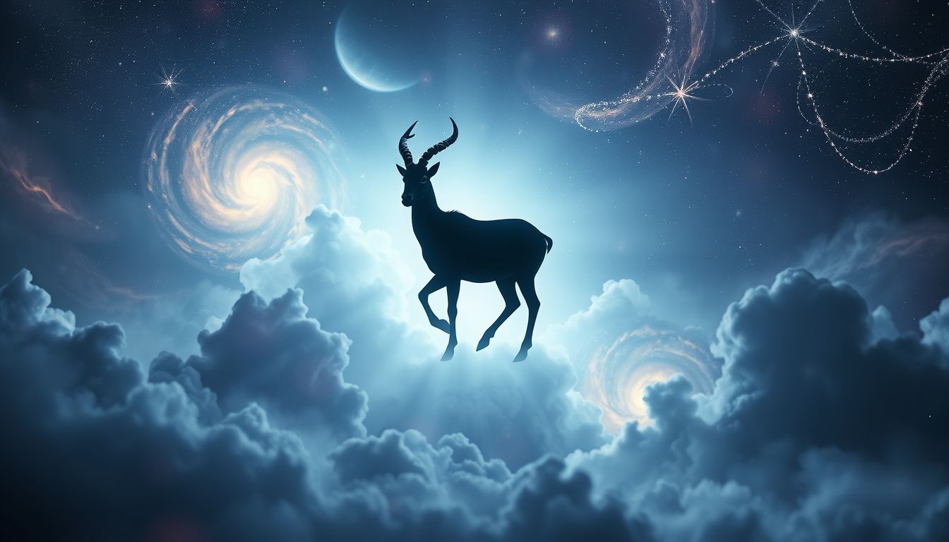 Eine schwarze Gämse im Traum symbolisiert tief verborgene Ängste.