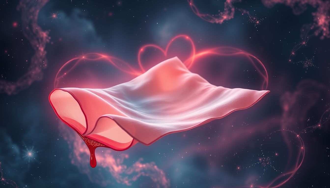 Eine Serviette mit Lippenstift symbolisiert oft unerwartete Liebesbotschaften.