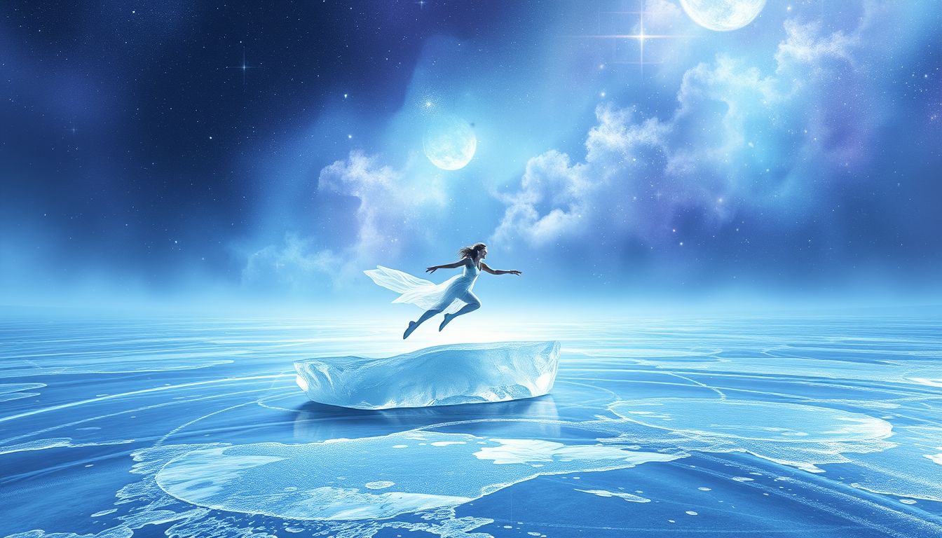 Eislaufen im Traum symbolisiert Balance zwischen Freiheit und Kontrolle.