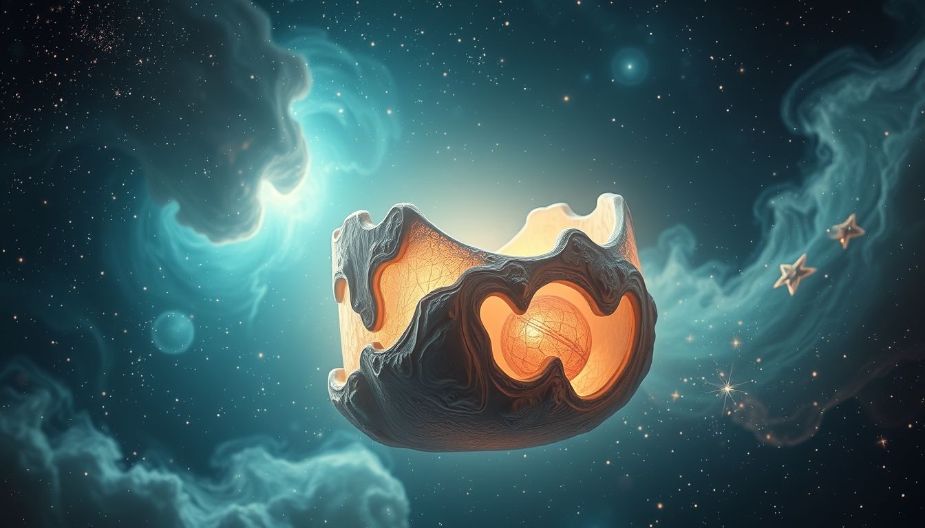 Ein ungewöhnlicher Behälter symbolisiert verborgene kreative Potenziale im Traum.