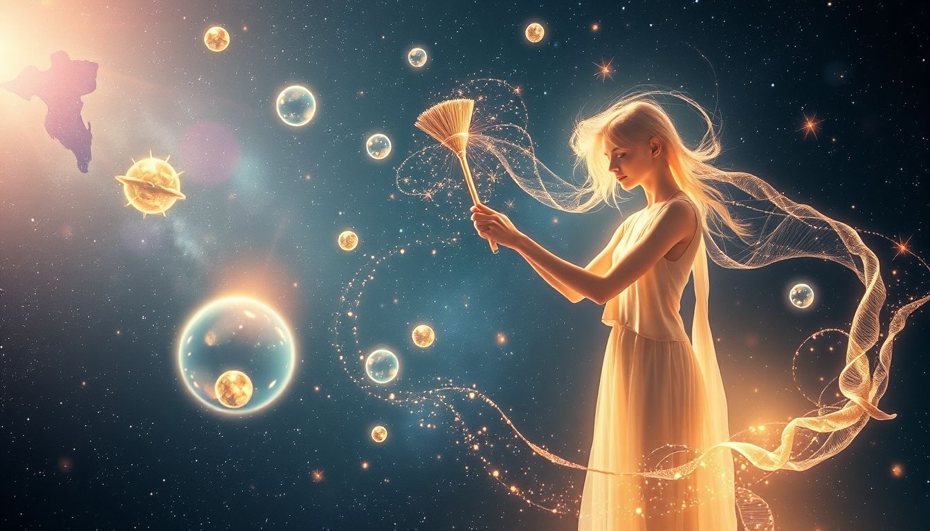Ein Zimmermädchen im Traum symbolisiert Reinigung und innere Ordnung.