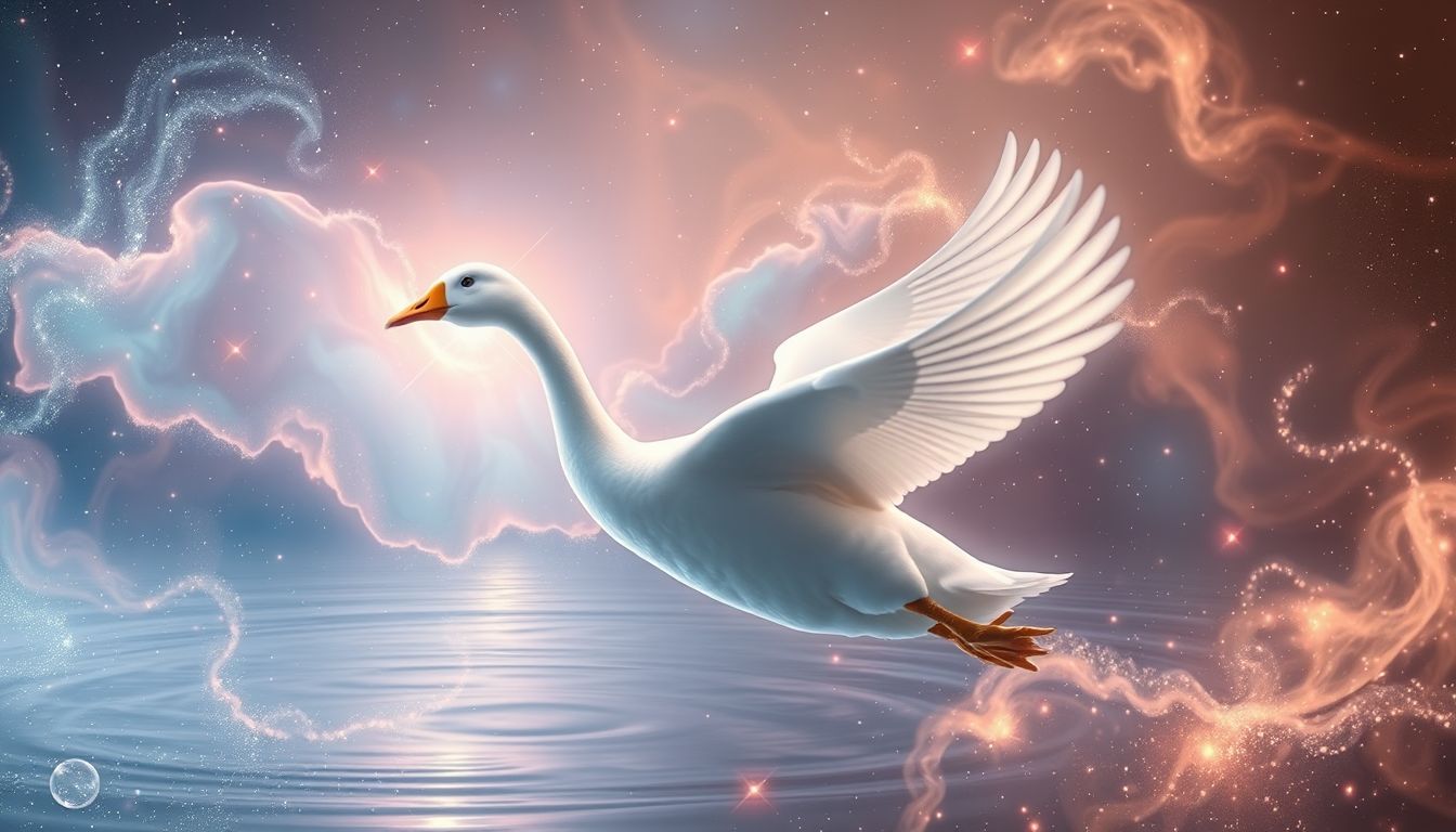 Der Traum von tauchenden Gänsen symbolisiert tiefes Erkenntnisstreben.