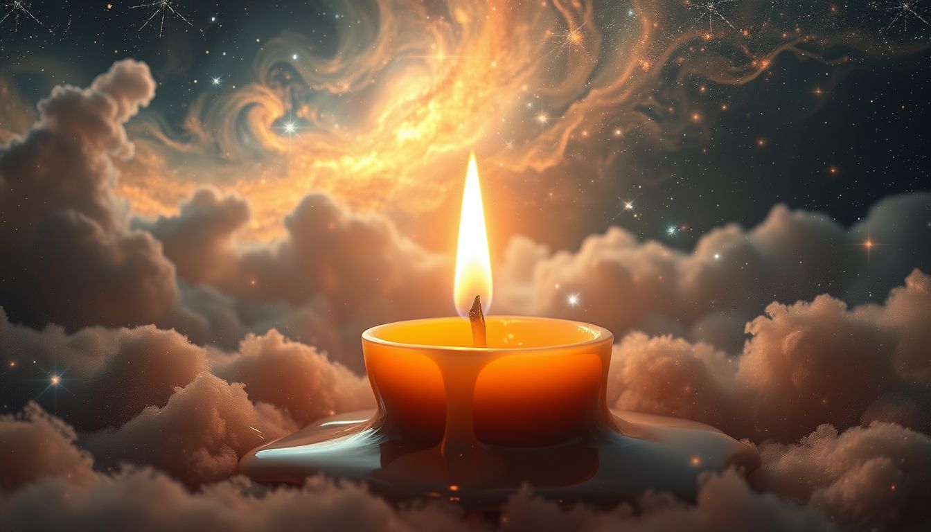 Ein erloschenes Wachslicht symbolisiert oft verlorene Hoffnungen.