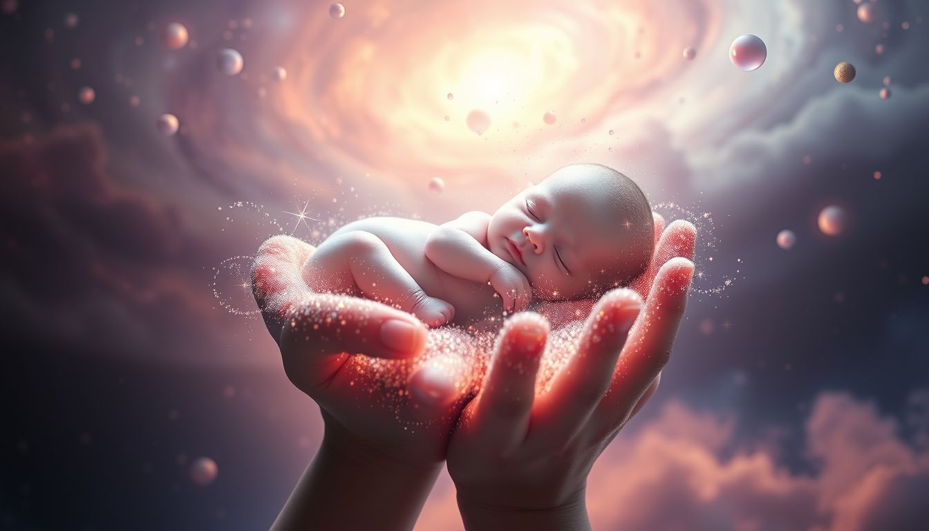 Träume von Neugeborenen symbolisieren oft Neuanfang und Wachstum.