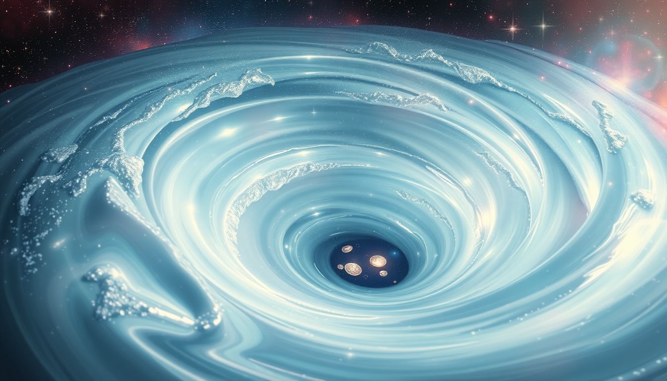 Im Whirlpool gefundener Schatz symbolisiert unerwarteten inneren Reichtum.