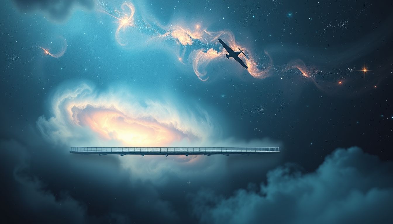 Ein unmöglicher Brückentraum symbolisiert innere Blockaden und Ängste.