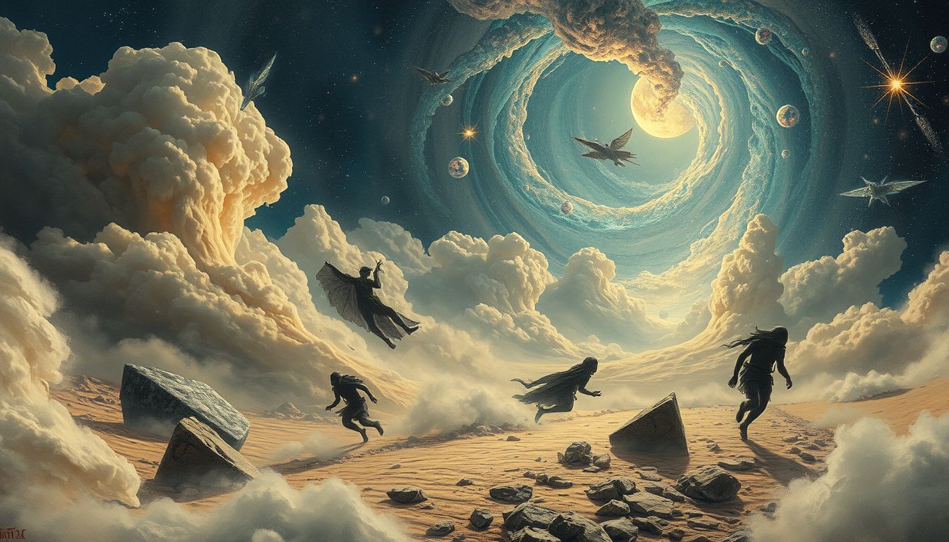 Der Traum symbolisiert Urinstinkte und Überlebenskampf in Extremsituationen.
