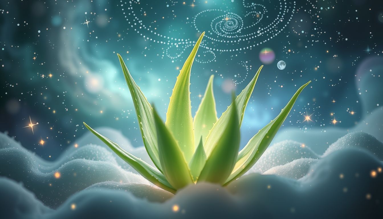 Aloe Vera im Traum symbolisiert oft Heilung und Selbstfürsorge.