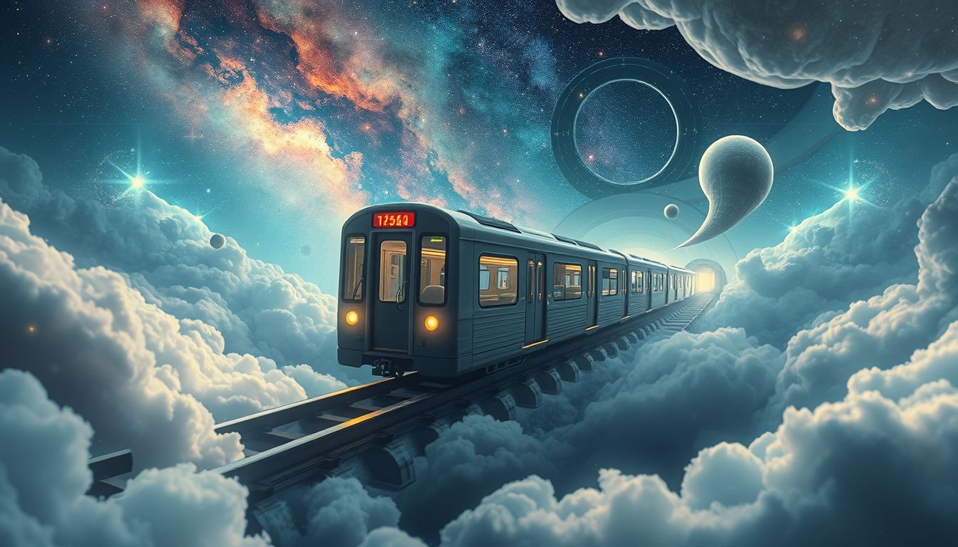 Die Londoner U-Bahn symbolisiert verborgene Reiseziele im Unterbewusstsein.
