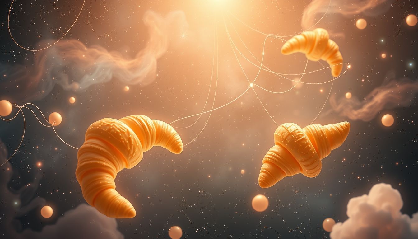 Croissants kaufen reflektiert Konsum und äußere Bedürfnisimpulse.