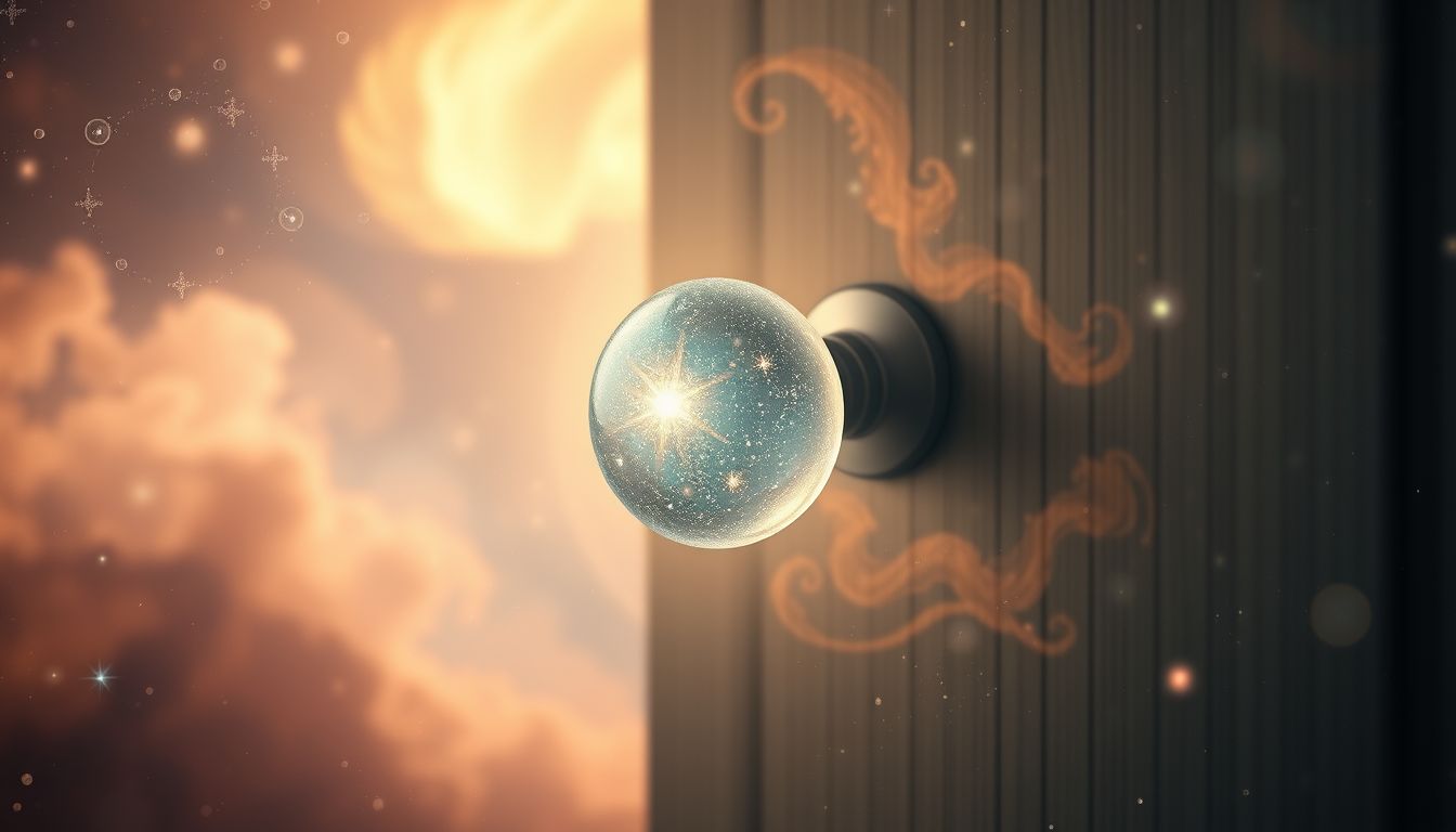 Ein leichter Türknauf im Traum symbolisiert einfache Lebensentscheidungen.