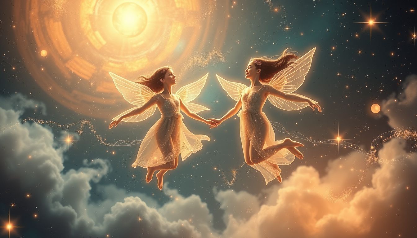 Träume von glücklichen Zwillingen symbolisieren Harmonie und Einheit.