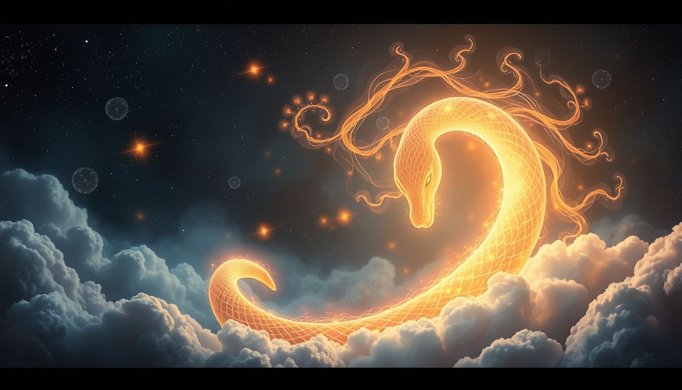 Einen toten Lindwurm sehen symbolisiert das Ende großer Ängste.