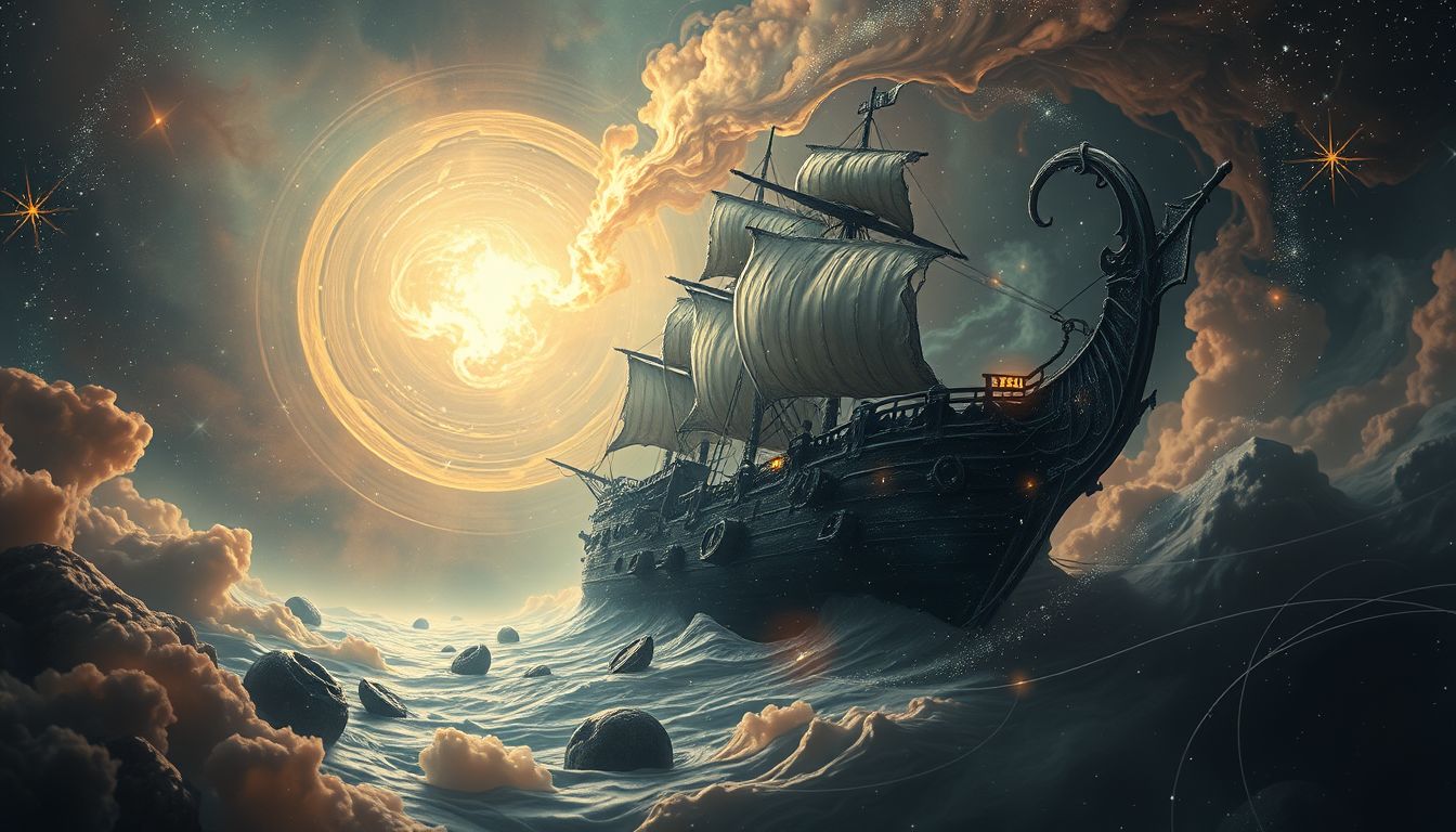 Das Finden eines Schiffswracks symbolisiert verborgene Schätze und Erkenntnisse.