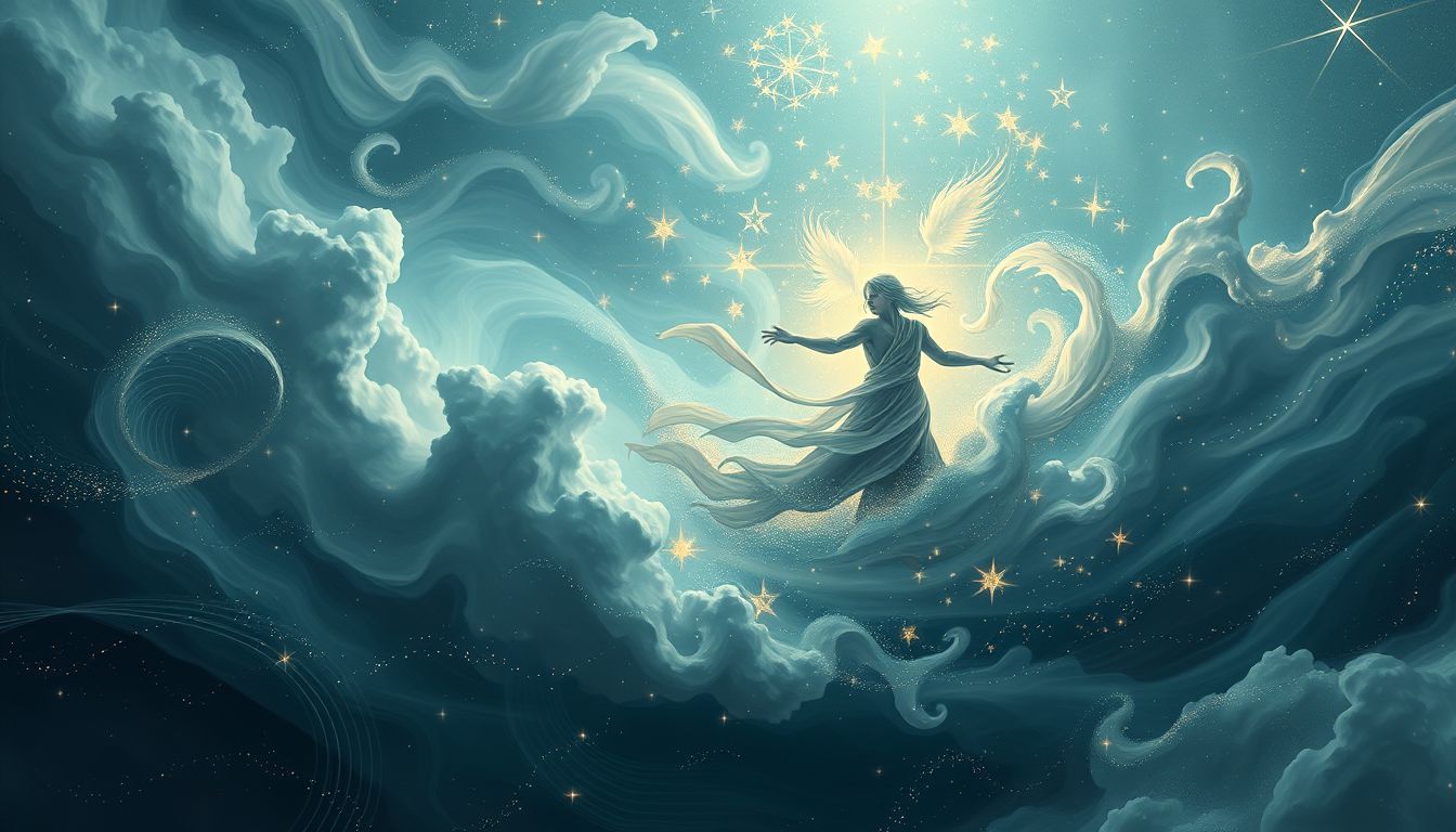 Ein kämpfender Seemann symbolisiert innere Konflikte und Mut.