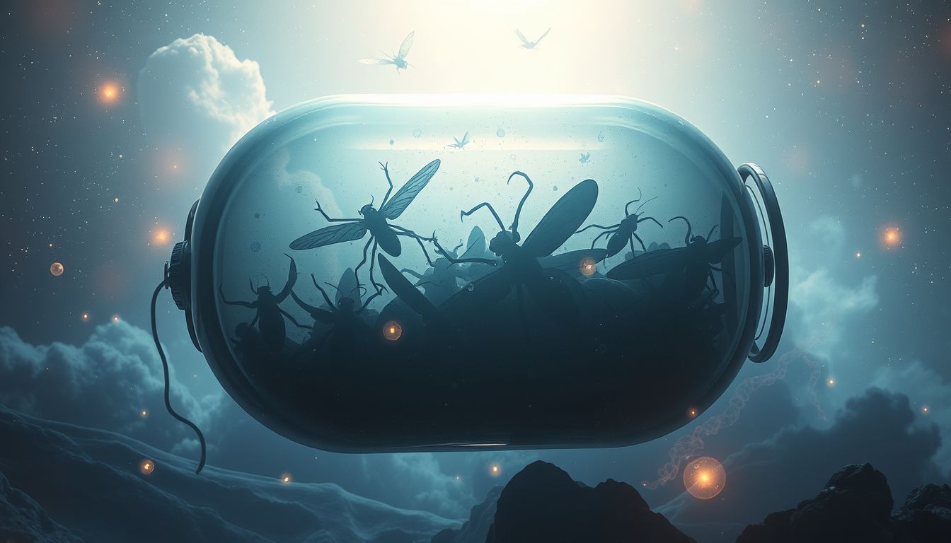 Ein großer Insekten-Traum symbolisiert oft verborgene Ängste und Schuld.