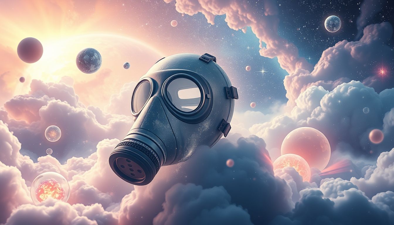 Der Traum einer Gasmaske symbolisiert Schutz vor emotionaler Bedrohung.