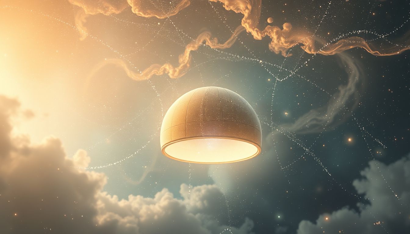 Ein Kuppeltraum symbolisiert oft spirituellen Schutz und Erleuchtung.